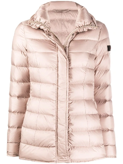 Peuterey Zipped Padded Jacket In Pink