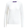 Ralph Lauren Cable-knit Cashmere Sweater In White