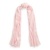 Polo Ralph Lauren Cashmere Scarf In Light Pink