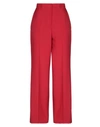 BLUMARINE BLUMARINE WOMAN PANTS RED SIZE 8 POLYESTER, WOOL, ELASTANE,13460519TG 5