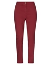 Manila Grace Casual Pants In Red