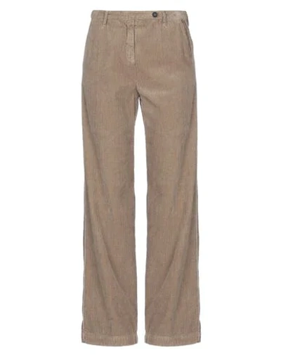 Massimo Alba Casual Pants In Camel