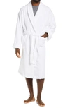 Majestic Earthright Shawl Collar Terry Robe In White