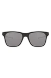 Oakley Apparition 59mm Square Sunglasses In Mm93 Black/ Prizm Black