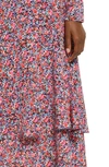 AFRM SERENE FLORAL TIERED MAXI SKIRT,AEB029421