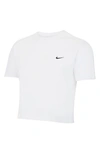 Nike Lab Nrg Crop Cotton T-shirt In White