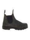 BLUNDSTONE CHELSEA GREY ANKLE BOOTS WITH STRETCH INSERTS