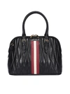 BALLY DADYE QUILTED LEATHER BAG IN BLACK