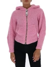 MOSCHINO MOSCHINO KNIT HOODED JACKET