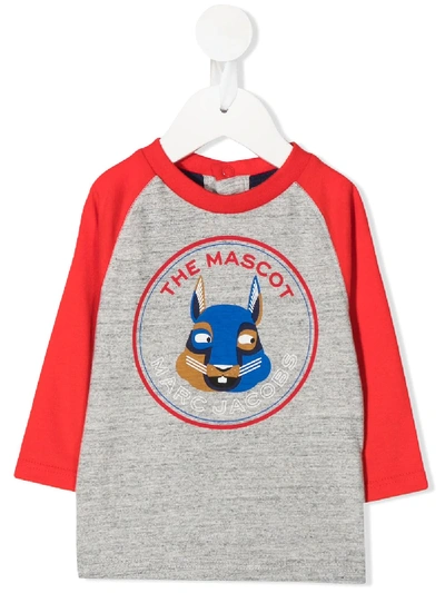 The Marc Jacobs Baby Printed Cotton Jersey Top In Blue