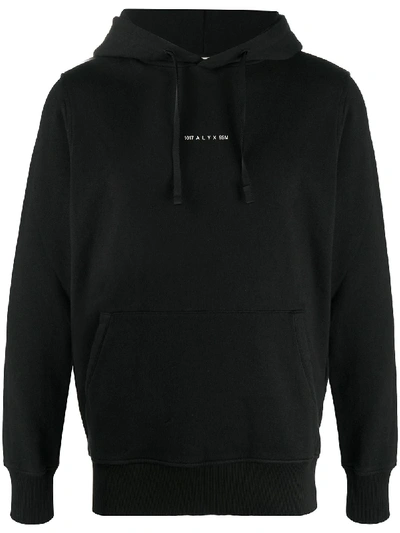 Alyx Sphere Logo Printed Hoodie In Black