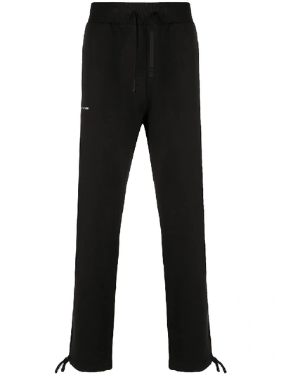Alyx Logo-print Cotton Track Trousers In Black