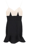 ALEXANDER MCQUEEN ALEXANDER MCQUEEN LACE TOP MINI DRESS