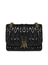 MOSCHINO MOSCHINO M QUILTED LOGO SHOULDER BAG