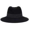 MAISON MICHEL Henrietta羊毛毡绅士帽,P00475996