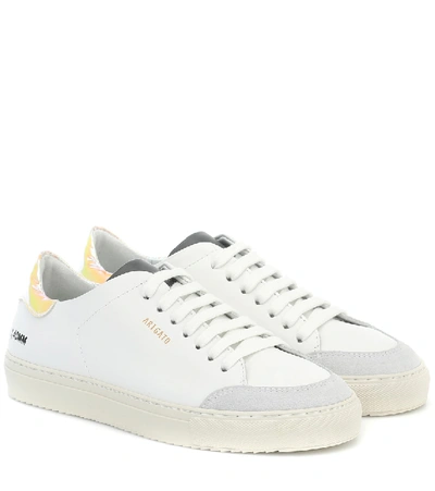 Axel Arigato White And Multicoloured Clean 90 Leather Sneakers