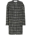 VALENTINO TWEED VIRGIN WOOL-BLEND COAT,P00488487