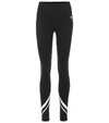 Tory Sport High-rise Weightless Chevron Leggings In Black