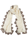 JANAVI INDIA BETTY DAVIS EMBELLISHED CASHMERE SCARF,3892937