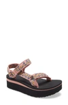 Teva 'universal' Flatform Sandal In Ziggy Rose Tan