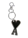 AMI ALEXANDRE MATTIUSSI AMI ALEXANDRE MATTIUSSI WOMEN'S BLACK METAL KEY CHAIN,A20A907363001 UNI