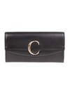 Chloé Chloe Black Chloe C Long Wallet