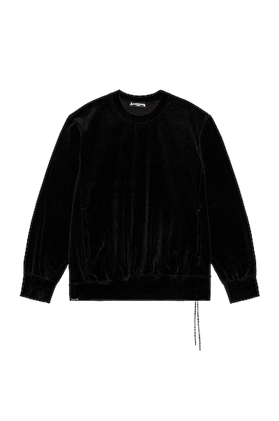 Mastermind Japan Boxy Cotton Sweatshirt W/ Pockets In Black