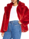 APPARIS Manon Oversized Faux Fur Jacket,0400012959224