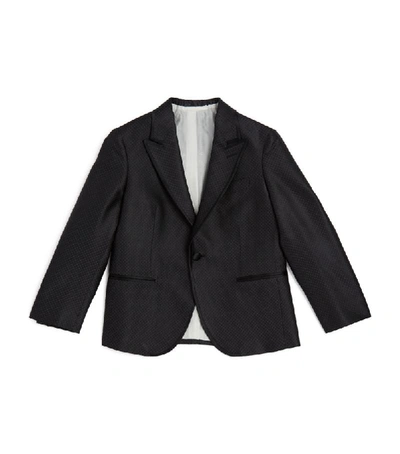 Stefano Ricci Kids Silk Piping Tuxedo Jacket (6-16 Years)