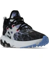Nike Men's React Presto Running Sneakers From Finish Line In White, Vastgy
