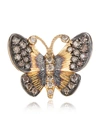 ANNOUSHKA YELLOW GOLD AND DIAMOND BUTTERFLY EARRING,15048651