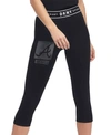 DKNY WOMEN'S ATLANTA BRAVES CAPRI LEGGINGS