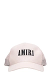 AMIRI CORE TRUCKER HATS IN ROSE-PINK COTTON,11479164
