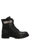 Giuseppe Zanotti Mens Black Leather Ankle Boots In Black