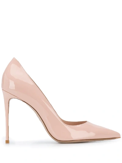 Le Silla Gloss 100mm Heel Pumps In Pink