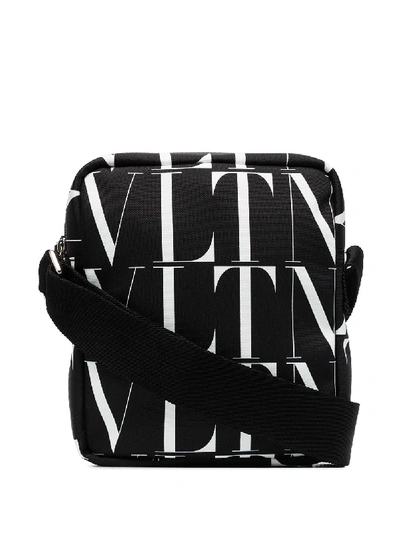 Valentino Garavani Vltn Logo-print Camera Bag In Black