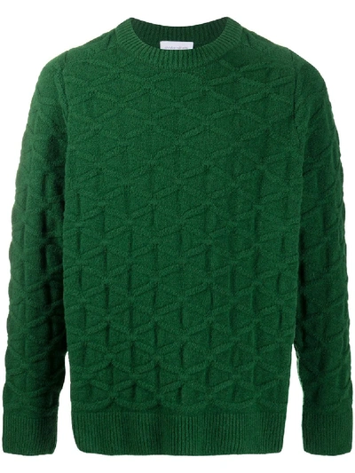 Christian Wijnants Kofi Wool Jumper In Green