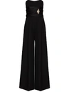 ALEXANDRE VAUTHIER STRAPLESS WIDE LEG JUMPSUIT