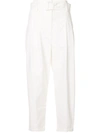 3.1 Phillip Lim High-waisted Cropped Trousers In White