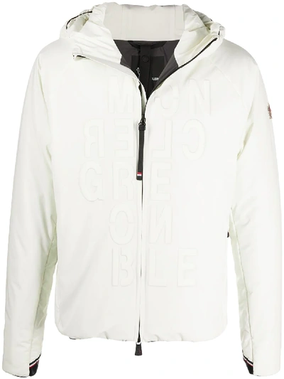 Moncler Padded "krimmler" Jacket In White In Neutrals