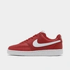 Nike Men's Court Vision Low Casual Shoes In Red