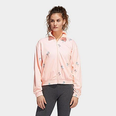 Adidas Originals Adidas Women's Floral Track Jacket In Pink