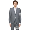 THOM BROWNE GREY 4-BAR CLASSIC SPORT COAT BLAZER