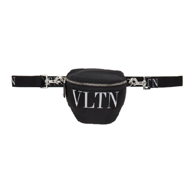 Valentino Garavani Valentino Black  Vltn Waist Satchel In 0no Neroner