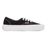 VANS BLACK OG AUTHENTIC LX SNEAKERS