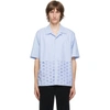 MAISON MARGIELA MAISON MARGIELA BLUE COTTON POPLIN SHIRT