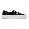 Vans Black Og Authentic Lx Sneakers In Blk/white