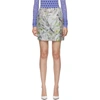 MAISIE WILEN BLUE CALL ME MINI SKIRT