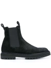 OFFICINE CREATIVE SUEDE ANKLE BOOTS