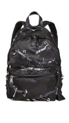 MOSCHINO SAFETY PIN BACKPACK,MSCHC30294